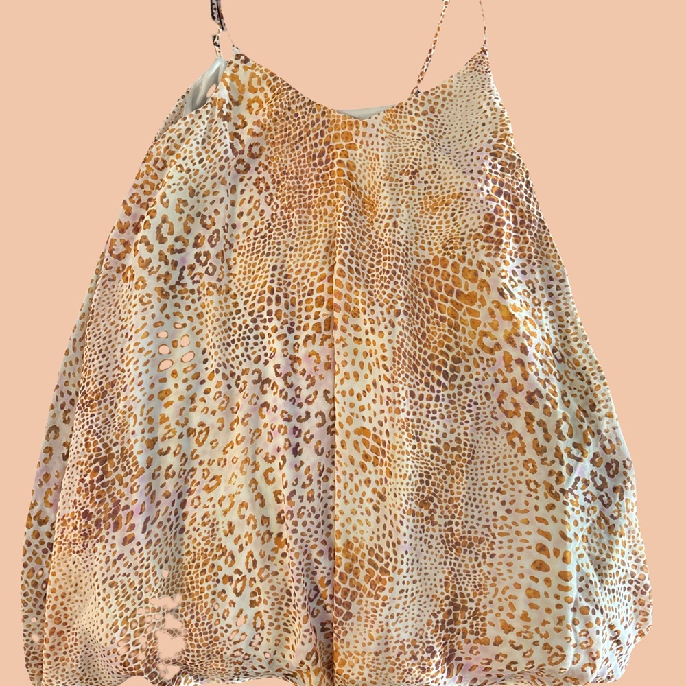 Leopard Print Women's Top
